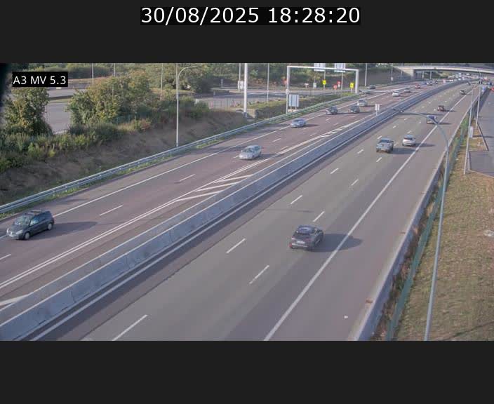 <h2>Webcam à l'Aire de Berchem au Luxembourg sur l'A3. Vue orientée vers la France</h2>