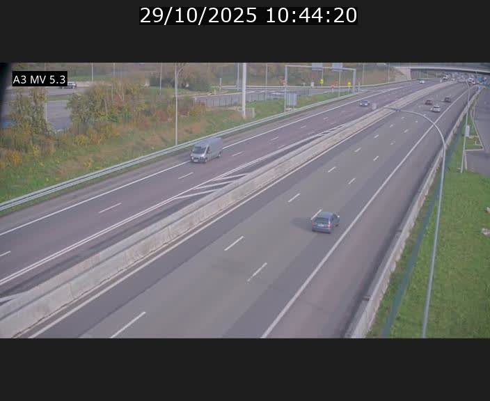 <h2>Webcam à l'Aire de Berchem au Luxembourg sur l'A3. Vue orientée vers la France</h2>