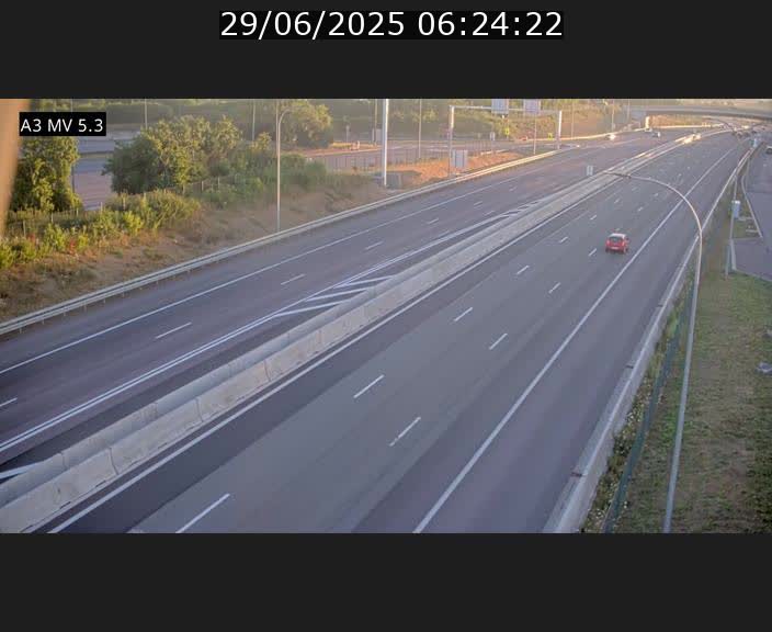 <h2>Webcam à l'Aire de Berchem au Luxembourg sur l'A3. Vue orientée vers la France</h2>