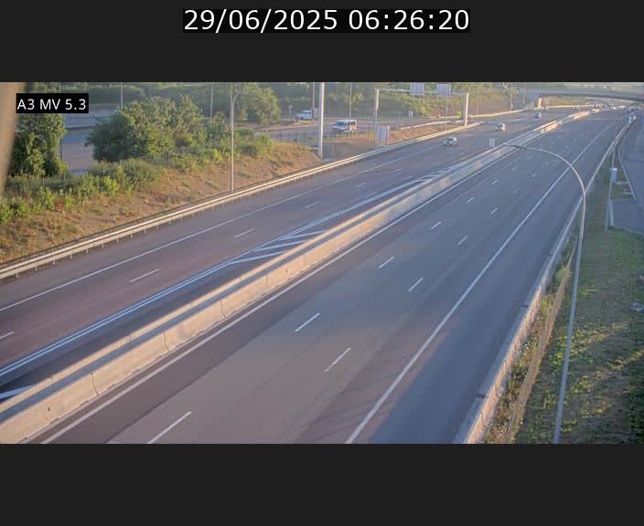 <h2>Webcam à l'Aire de Berchem au Luxembourg sur l'A3. Vue orientée vers la France</h2>