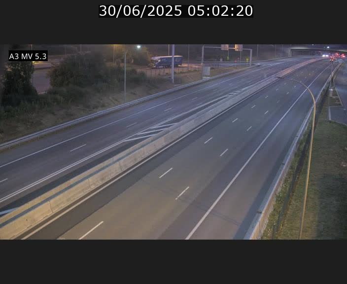 <h2>Webcam à l'Aire de Berchem au Luxembourg sur l'A3. Vue orientée vers la France</h2>