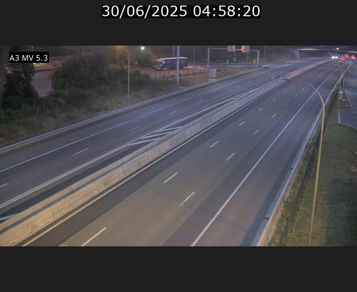 <h2>Webcam à l'Aire de Berchem au Luxembourg sur l'A3. Vue orientée vers la France</h2>