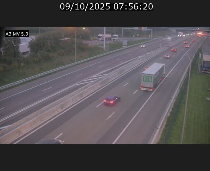 <h2>Webcam à l'Aire de Berchem au Luxembourg sur l'A3. Vue orientée vers la France</h2>