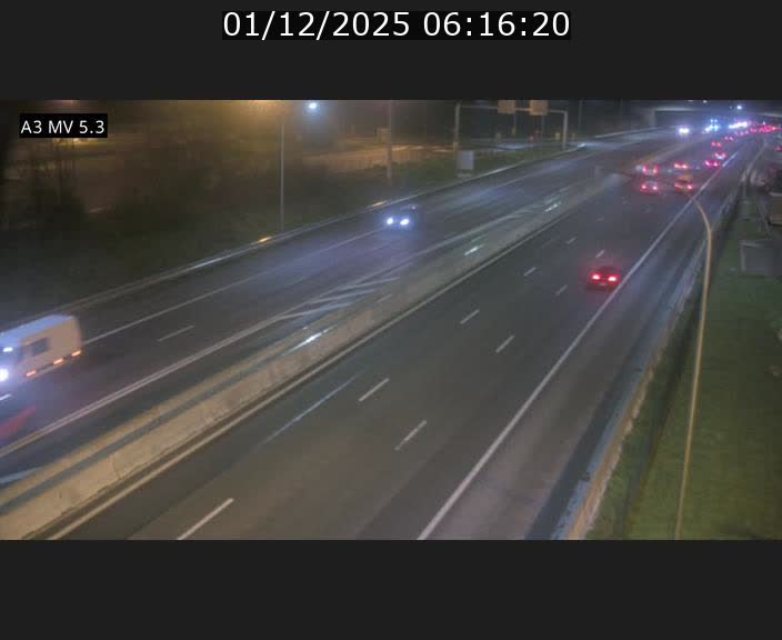 <h2>Webcam à l'Aire de Berchem au Luxembourg sur l'A3. Vue orientée vers la France</h2>