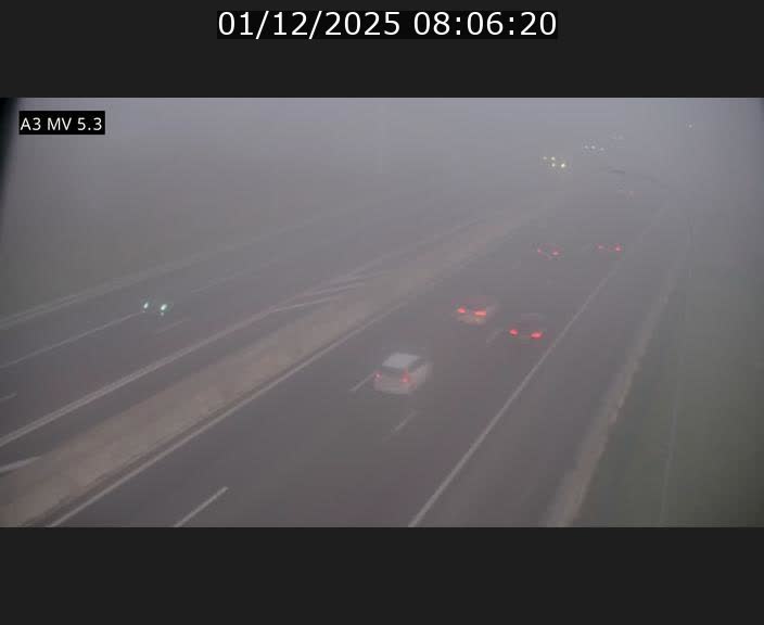 <h2>Webcam à l'Aire de Berchem au Luxembourg sur l'A3. Vue orientée vers la France</h2>