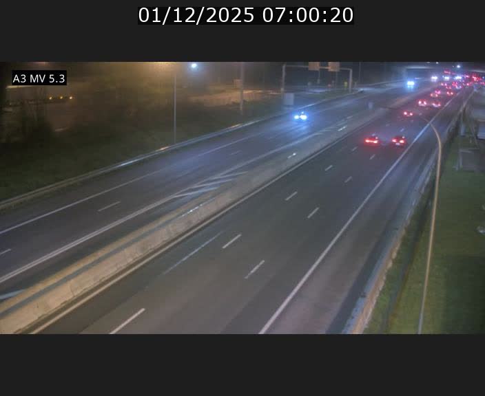 <h2>Webcam à l'Aire de Berchem au Luxembourg sur l'A3. Vue orientée vers la France</h2>