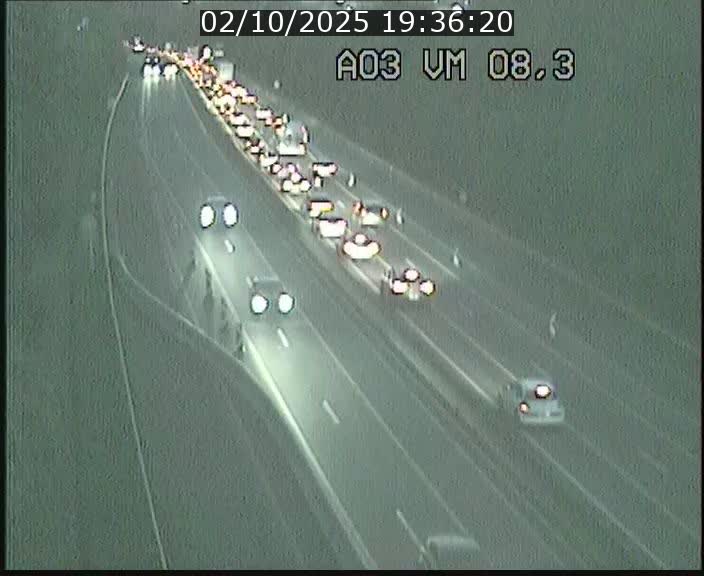 <h2>Traffic live webcam Luxembourg Bettembourg - A3 - BK 8.3 - direction France</h2>