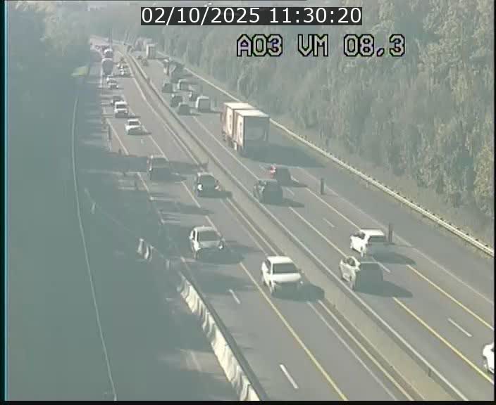 <h2>Traffic live webcam Luxembourg Bettembourg - A3 - BK 8.3 - direction France</h2>
