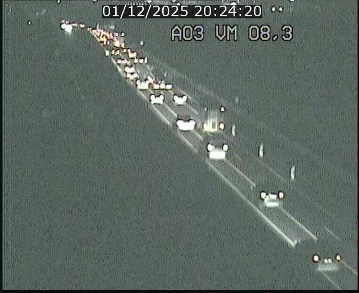 <h2>Traffic live webcam Luxembourg Bettembourg - A3 - BK 8.3 - direction France</h2>