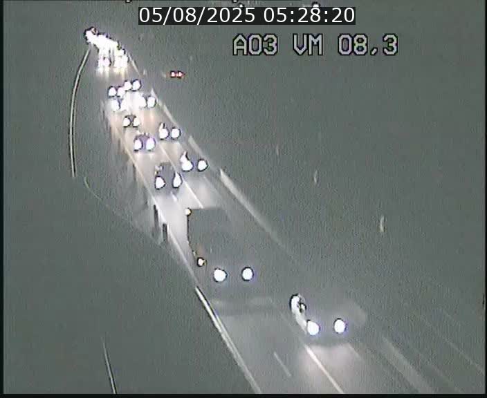 Traffic live webcam Luxembourg Bettembourg - A3 - BK 8.3 - direction France