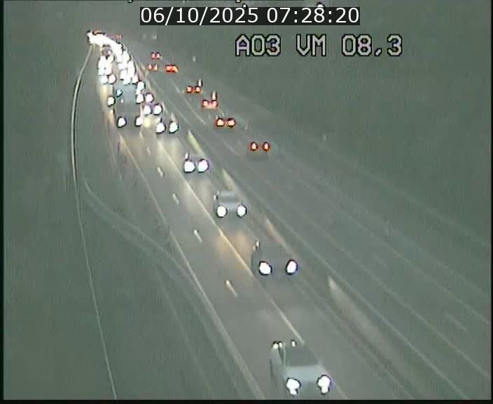 <h2>Traffic live webcam Luxembourg Bettembourg - A3 - BK 8.3 - direction France</h2>