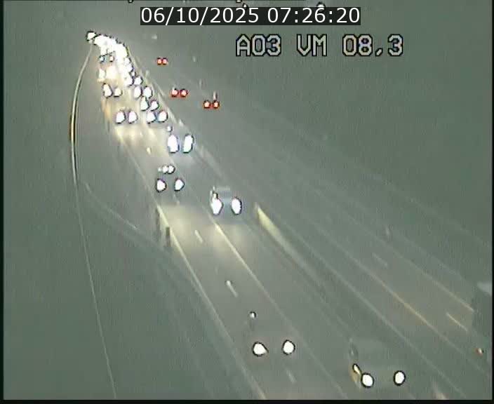 <h2>Traffic live webcam Luxembourg Bettembourg - A3 - BK 8.3 - direction France</h2>
