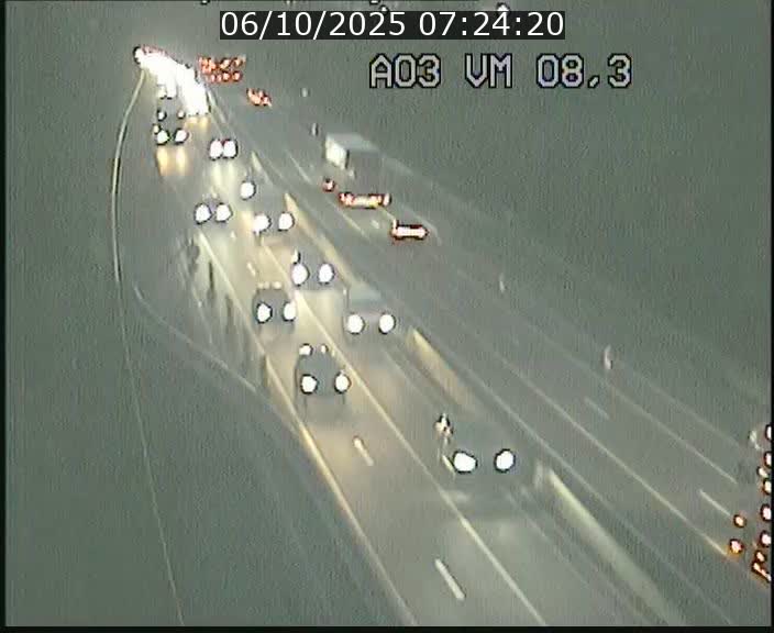 <h2>Traffic live webcam Luxembourg Bettembourg - A3 - BK 8.3 - direction France</h2>