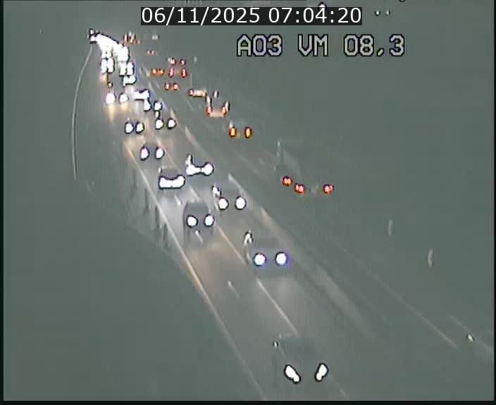 <h2>Traffic live webcam Luxembourg Bettembourg - A3 - BK 8.3 - direction France</h2>