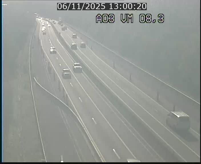 <h2>Traffic live webcam Luxembourg Bettembourg - A3 - BK 8.3 - direction France</h2>