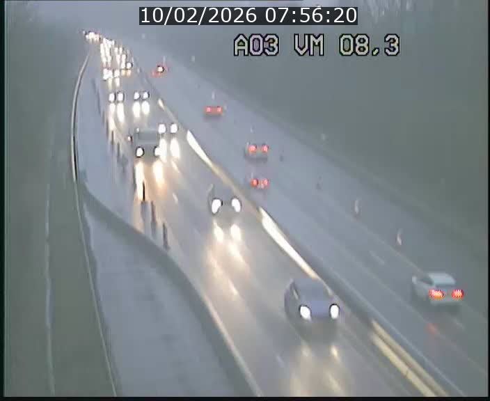 <h2>Traffic live webcam Luxembourg Bettembourg - A3 - BK 8.3 - direction France</h2>