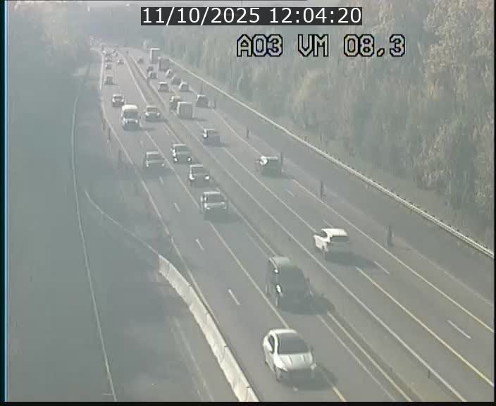 <h2>Traffic live webcam Luxembourg Bettembourg - A3 - BK 8.3 - direction France</h2>