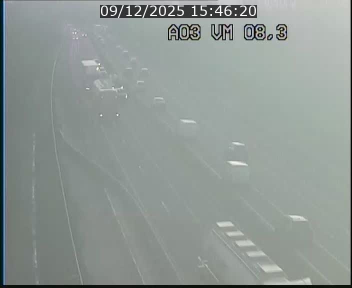 <h2>Traffic live webcam Luxembourg Bettembourg - A3 - BK 8.3 - direction France</h2>