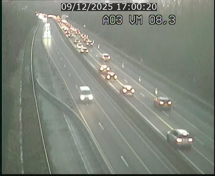 <h2>Traffic live webcam Luxembourg Bettembourg - A3 - BK 8.3 - direction France</h2>