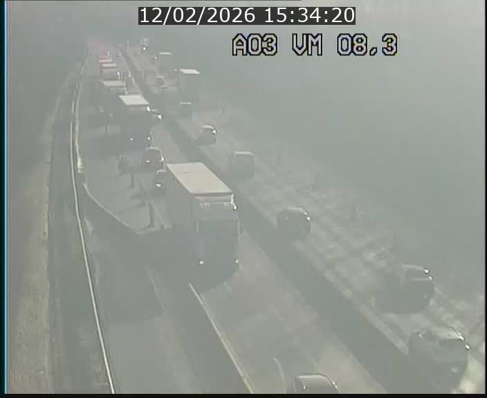 <h2>Traffic live webcam Luxembourg Bettembourg - A3 - BK 8.3 - direction France</h2>