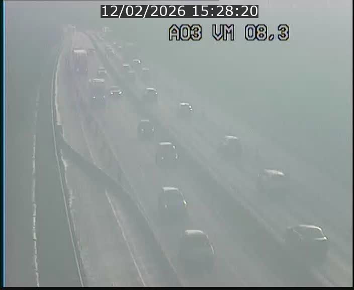 <h2>Traffic live webcam Luxembourg Bettembourg - A3 - BK 8.3 - direction France</h2>