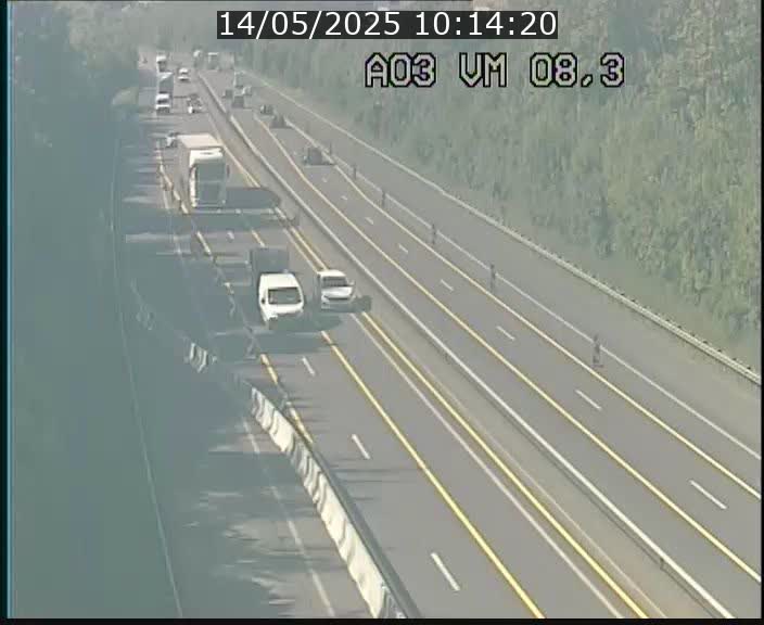 <h2>Traffic live webcam Luxembourg Bettembourg - A3 - BK 8.3 - direction France</h2>