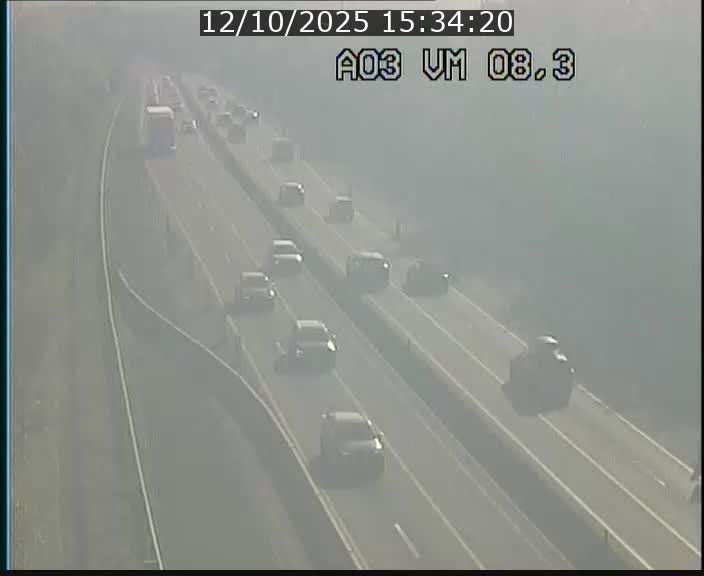<h2>Traffic live webcam Luxembourg Bettembourg - A3 - BK 8.3 - direction France</h2>