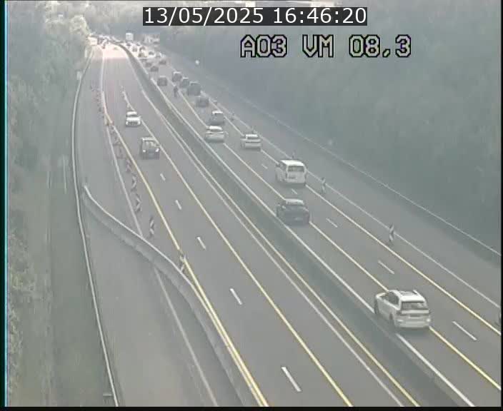 <h2>Traffic live webcam Luxembourg Bettembourg - A3 - BK 8.3 - direction France</h2>
