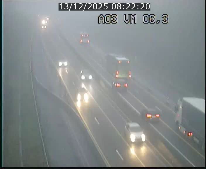 Traffic live webcam Luxembourg Bettembourg - A3 - BK 8.3 - direction France