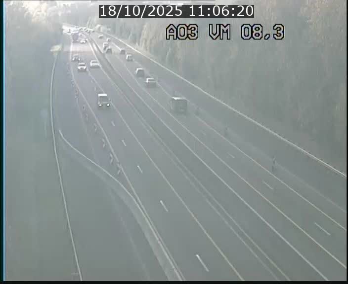 <h2>Traffic live webcam Luxembourg Bettembourg - A3 - BK 8.3 - direction France</h2>