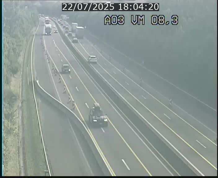Traffic live webcam Luxembourg Bettembourg - A3 - BK 8.3 - direction France