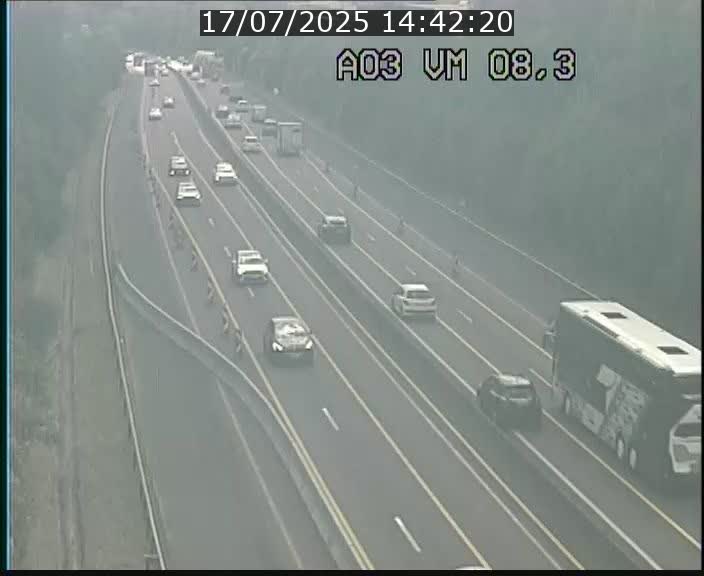 Traffic live webcam Luxembourg Bettembourg - A3 - BK 8.3 - direction France
