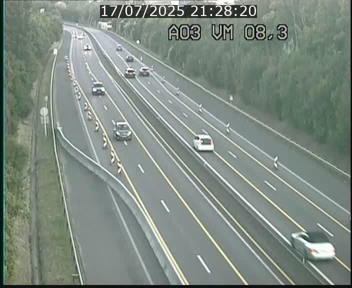 Traffic live webcam Luxembourg Bettembourg - A3 - BK 8.3 - direction France
