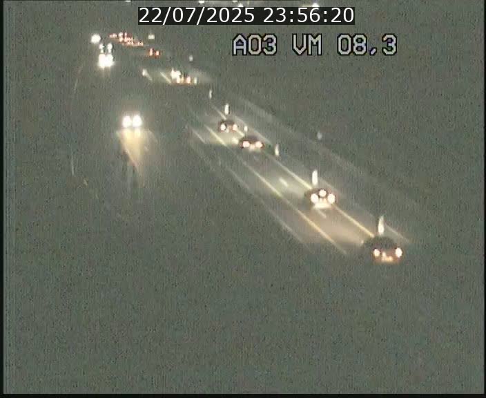 Traffic live webcam Luxembourg Bettembourg - A3 - BK 8.3 - direction France