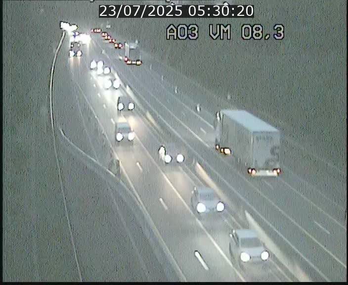 Traffic live webcam Luxembourg Bettembourg - A3 - BK 8.3 - direction France