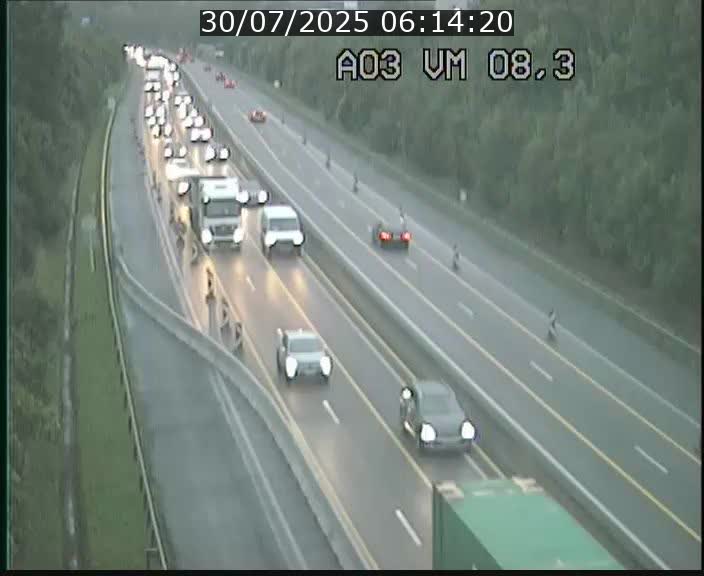 Traffic live webcam Luxembourg Bettembourg - A3 - BK 8.3 - direction France