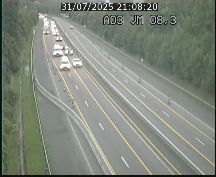 Traffic live webcam Luxembourg Bettembourg - A3 - BK 8.3 - direction France