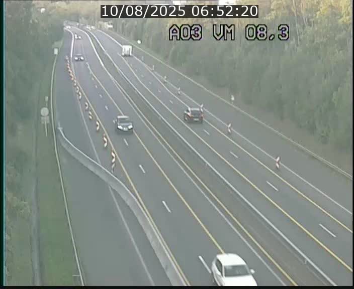 Traffic live webcam Luxembourg Bettembourg - A3 - BK 8.3 - direction France