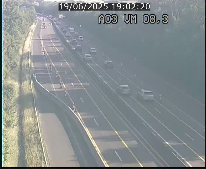 <h2>Traffic live webcam Luxembourg Bettembourg - A3 - BK 8.3 - direction France</h2>