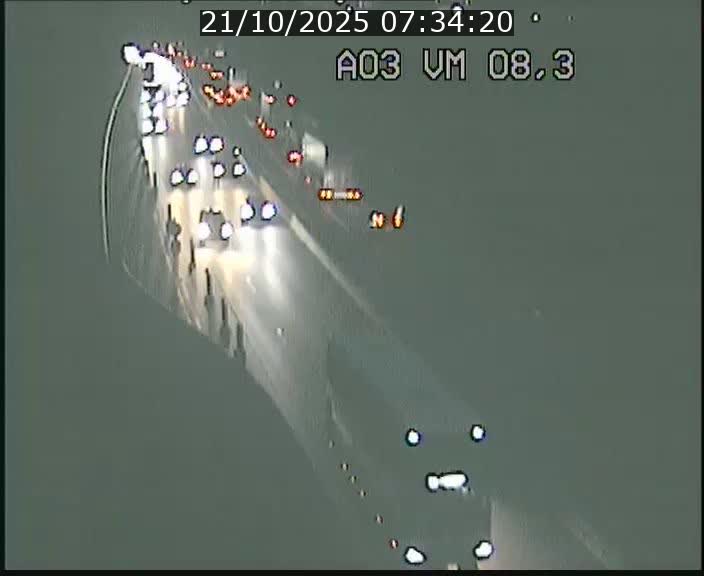 Traffic live webcam Luxembourg Bettembourg - A3 - BK 8.3 - direction France