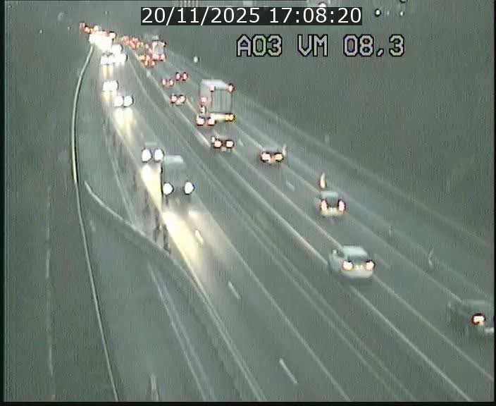 <h2>Traffic live webcam Luxembourg Bettembourg - A3 - BK 8.3 - direction France</h2>