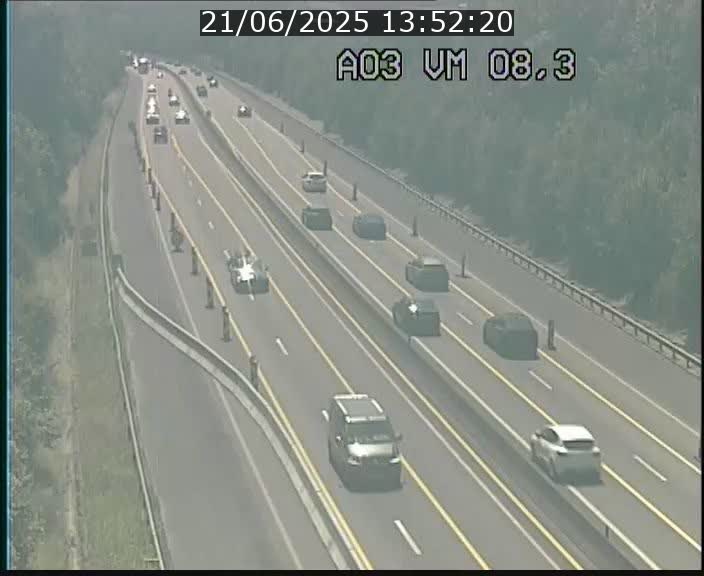 <h2>Traffic live webcam Luxembourg Bettembourg - A3 - BK 8.3 - direction France</h2>