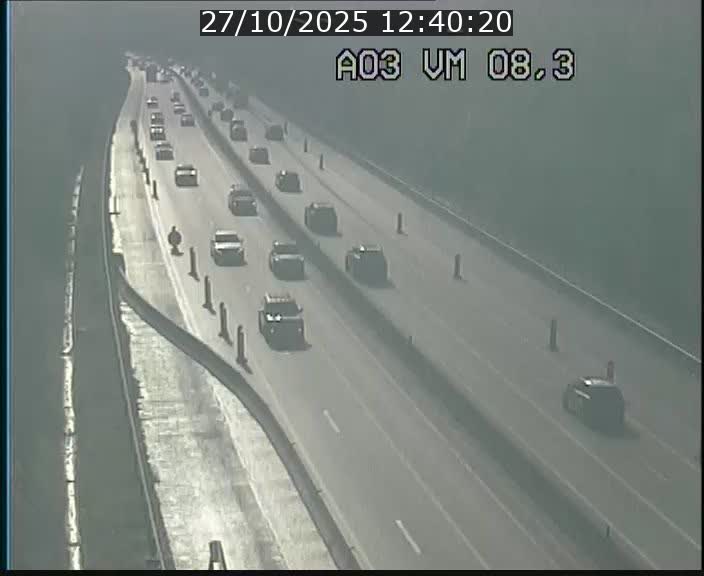 <h2>Traffic live webcam Luxembourg Bettembourg - A3 - BK 8.3 - direction France</h2>
