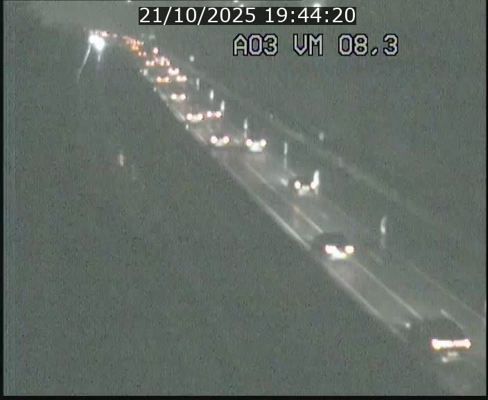 Traffic live webcam Luxembourg Bettembourg - A3 - BK 8.3 - direction France