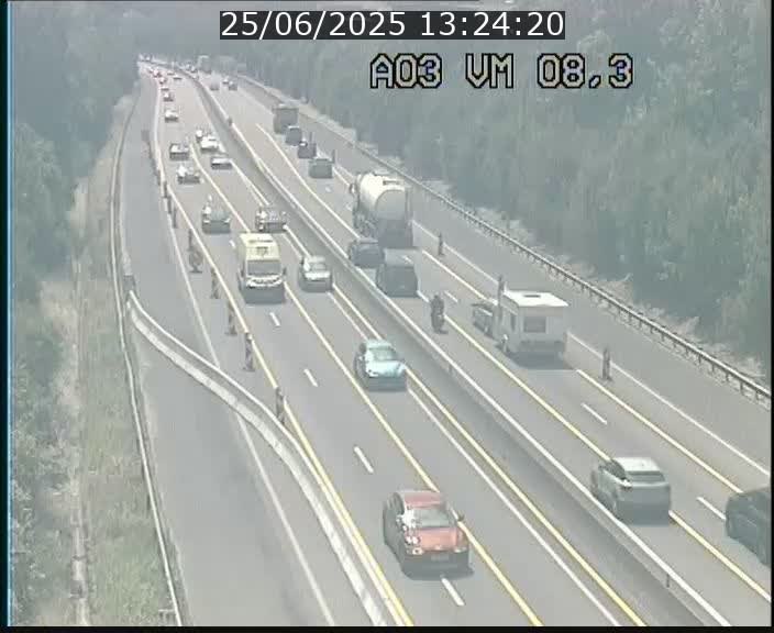 <h2>Traffic live webcam Luxembourg Bettembourg - A3 - BK 8.3 - direction France</h2>