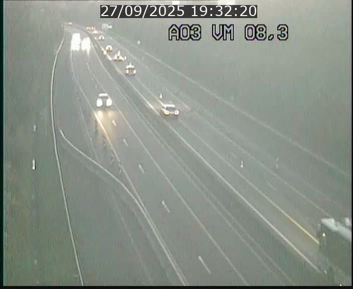 <h2>Traffic live webcam Luxembourg Bettembourg - A3 - BK 8.3 - direction France</h2>