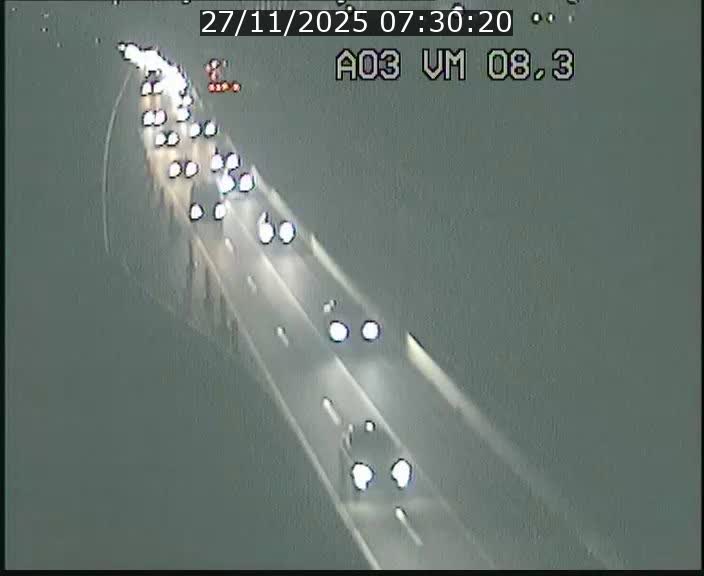 <h2>Traffic live webcam Luxembourg Bettembourg - A3 - BK 8.3 - direction France</h2>