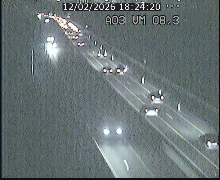 <h2>Traffic live webcam Luxembourg Bettembourg - A3 - BK 8.3 - direction France</h2>