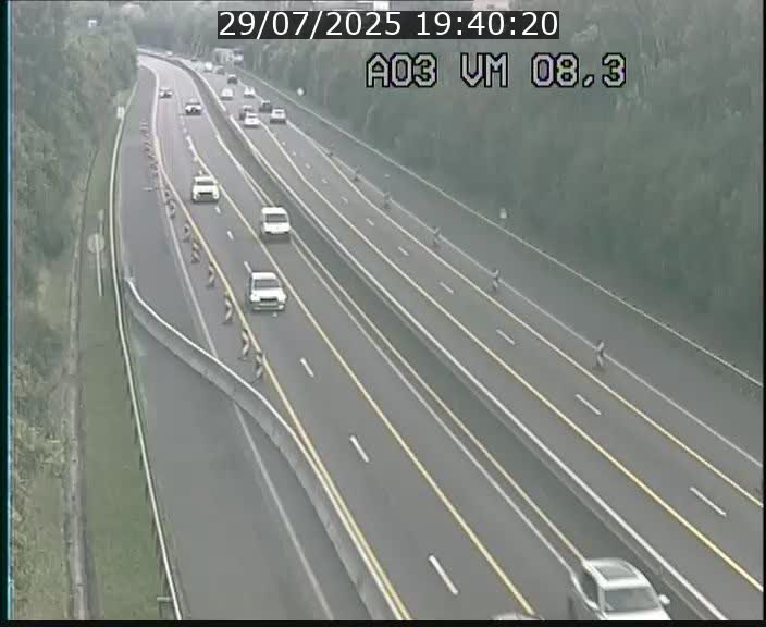 <h2>Traffic live webcam Luxembourg Bettembourg - A3 - BK 8.3 - direction France</h2>