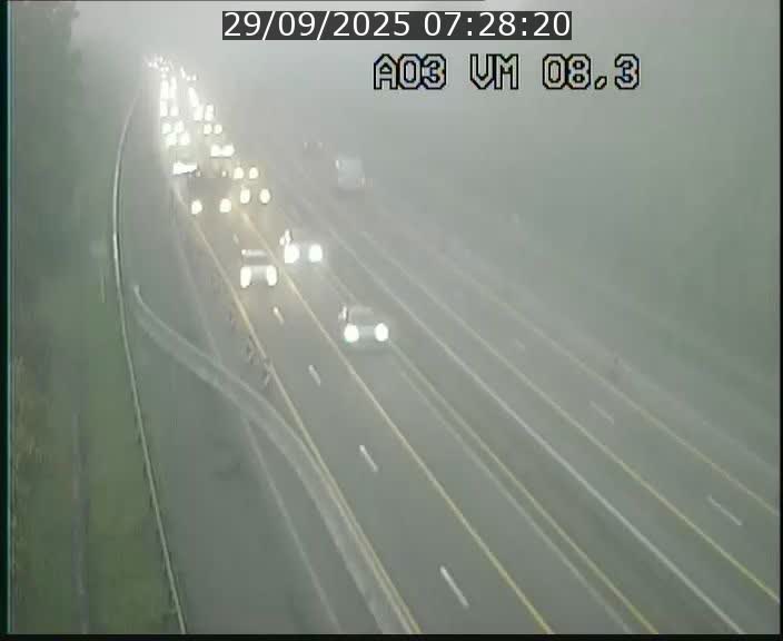 <h2>Traffic live webcam Luxembourg Bettembourg - A3 - BK 8.3 - direction France</h2>